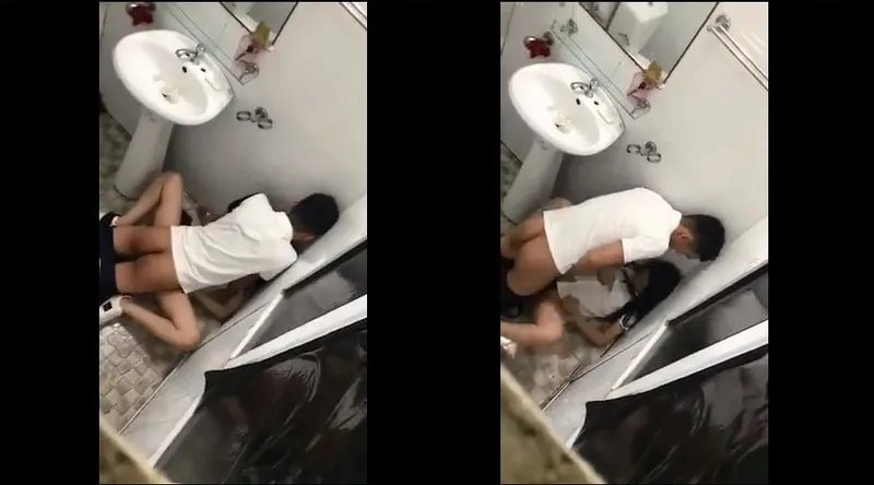 Gấu say xỉn và anh yêu trong phòng tắm nhà hàng